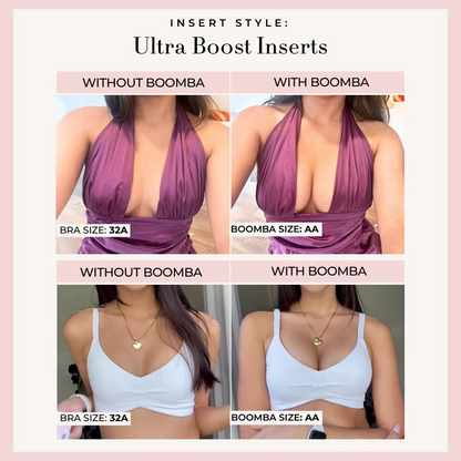🩱40+ Uses Per Pair, Double-Sided Adhesive for All-Day Security| 🩱🩱🩱Patented Sticky Bra Inserts, Instant 2 Cup Size Lift, Reusable, Sweat & Water Resistant-VEX