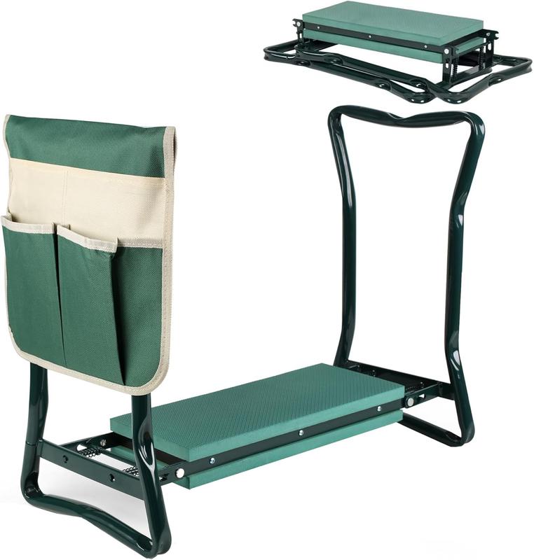 Foldable Garden Kneeler Seat with Soft Pad 330lbs-VIM