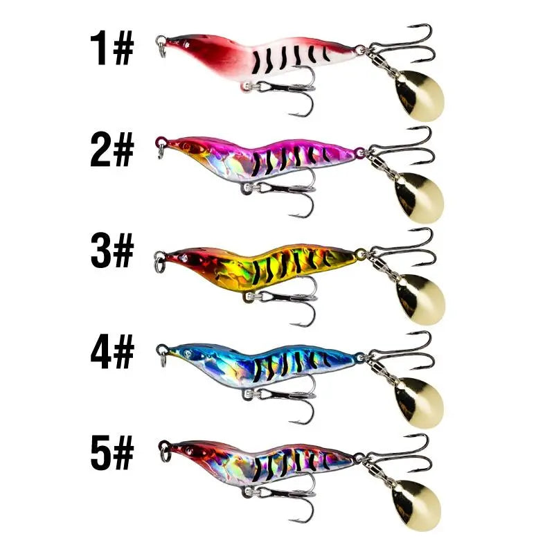 7/14/21/28g Metal Jig Lure 3D Eyes Sinking Bait with Treble Hook-SUY