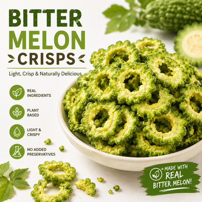Premium Bitter Melon Chips  A Naturally Crispy Snack for Smarter Everyday Choices-OKL