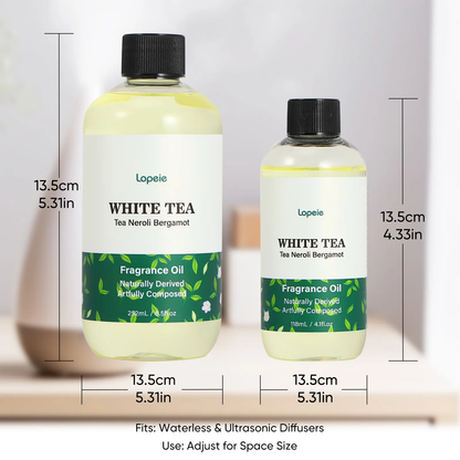 Lopeie 118ml Hotel Grade Diffuser Oil Refill – White Tea Neroli Bergamot Aromatherapy Oil-VIM