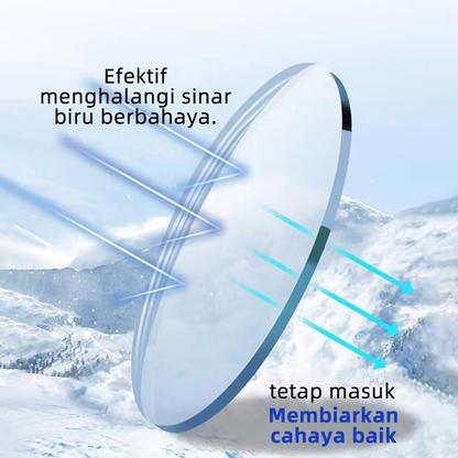 Kacamata Baca Lensa Anti Radiasi PlusFrame Modis Frame Fashion Stylish Unisex Pria Wanita Anti Sinar Biru-VIM