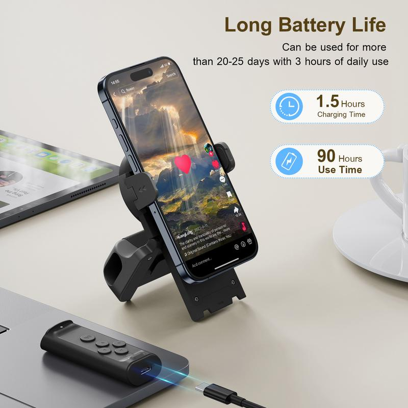 Multi-Function Phone Remote for TikTok, Selfies & E-Reading Gift-Focused-SUY