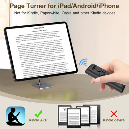 Multi-Function Phone Remote for TikTok, Selfies & E-Reading Gift-Focused-SUY