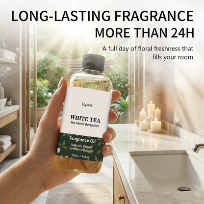 Lopeie 118ml Hotel Grade Diffuser Oil Refill – White Tea Neroli Bergamot Aromatherapy Oil-VIM