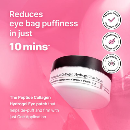 The Peptide Collagen Hydrogel Eye Patch Reduce Puffiness Hydrate Under-Eye Bags in 10 Minutes-VIM